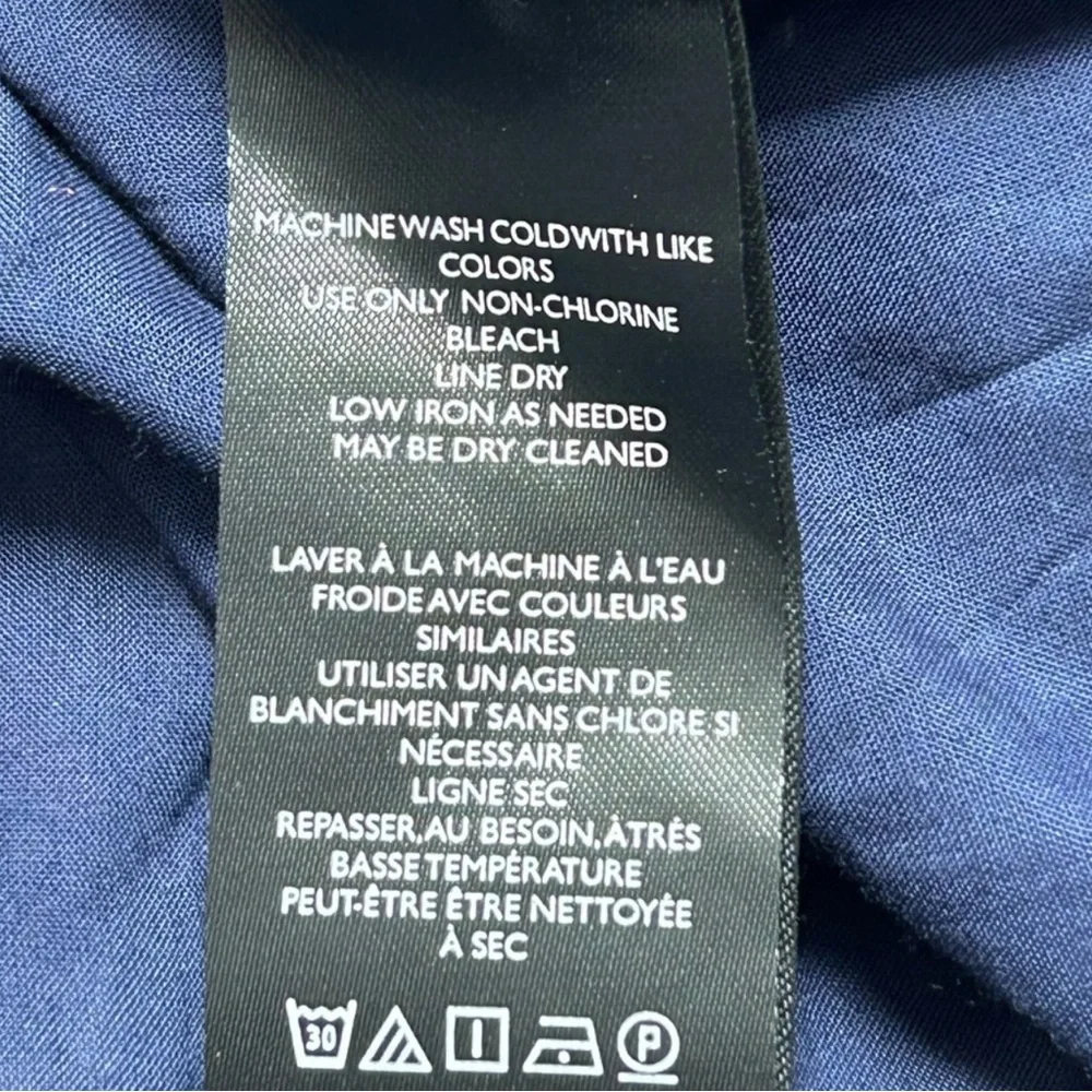 Free People Navy and Pink Floral Long Sleeve Dress - Picture 9 of 11